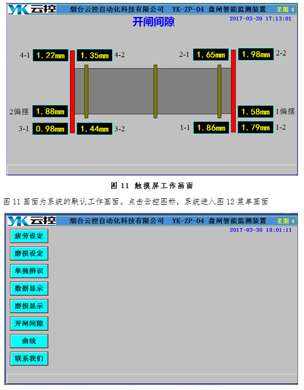 YKZP-0X 盘闸在线自动检测系统